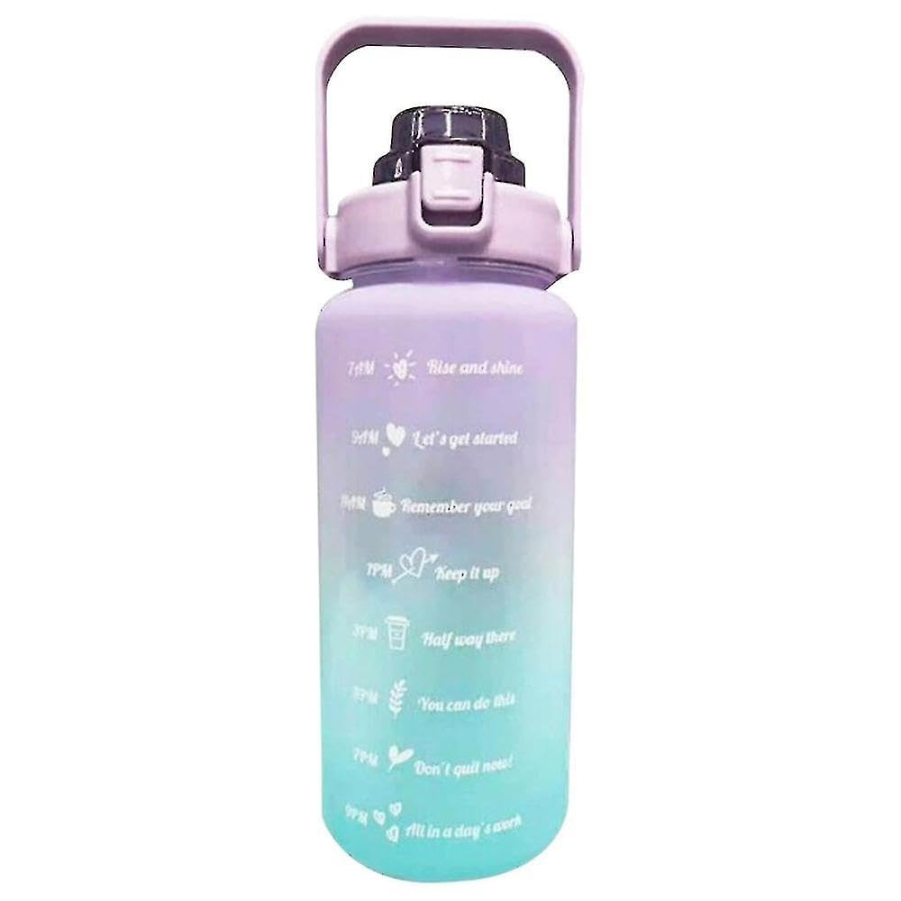 JOYHAPPST Outdoor Water Bottle Time Marker 2l Motivational Bottle Gifts