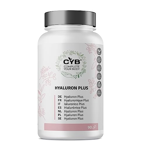 Hyaluron Plus – Hochdosierte Hyaluronsäure 700 mg mit Vitamin B12 (50 mcg) und Zink (10 mg) – Gesundheit von Haut, Gelenken und Immunsystem – Einmal täglich Hyaluron Plus – Hochdosierte Hyaluronsäure 700 mg mit Vitamin B12 (50 mcg) und Zink (10 mg) – Gesundheit von Haut, Gelenken und Immunsystem – Einmal täglich