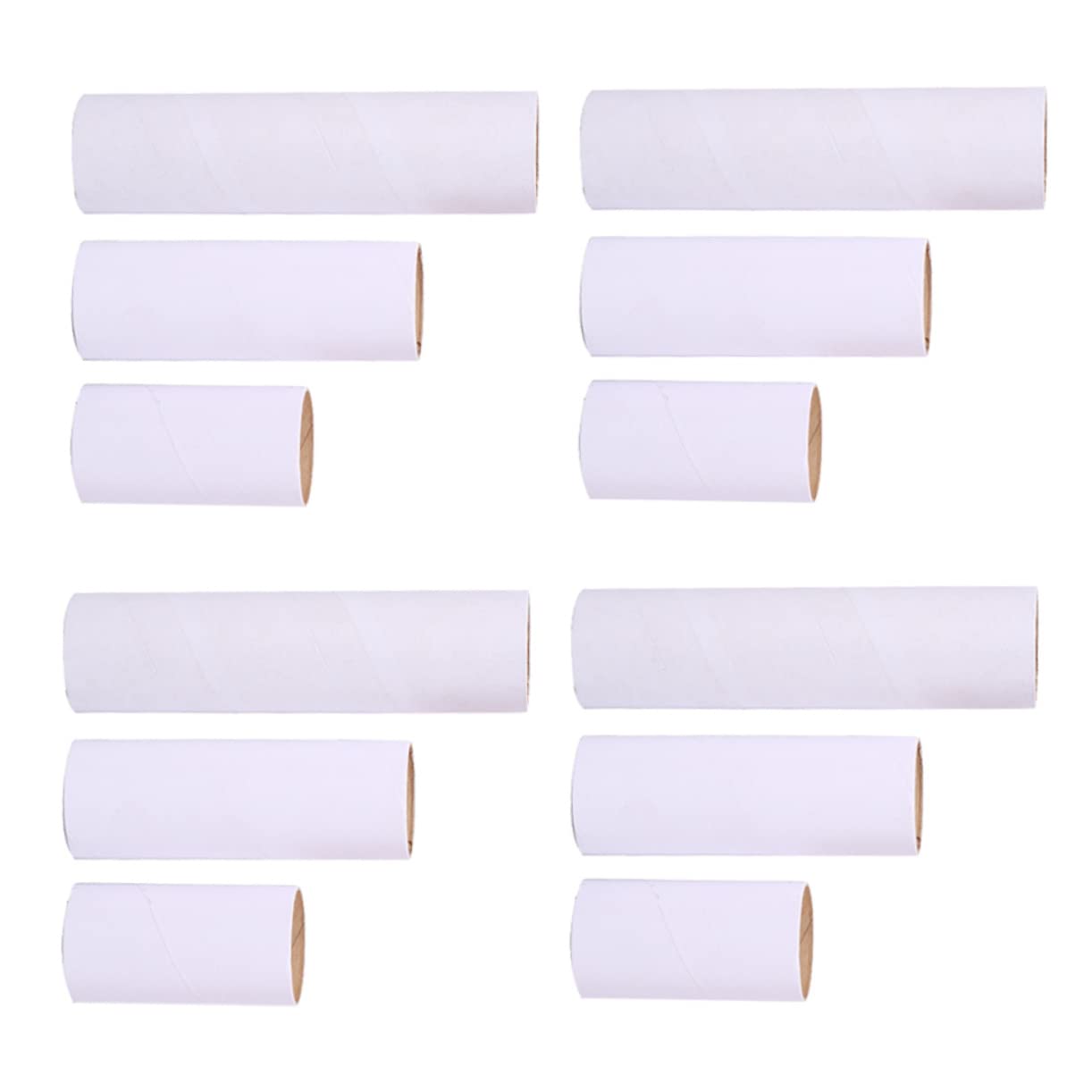 LIFKOME Cardboard Tubes for Craft 12pcs Paper Roll Round Cardboard Tubes DIY Materials