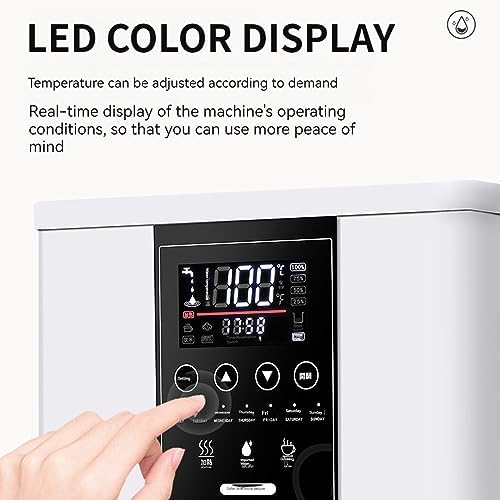 3000W Professional Commercial Electric Hot Water Dispenser with LCD Touch Screen, Built-in Water Purifier, Instant Hot Water Machine for Restaurants, Cafes, and Offices