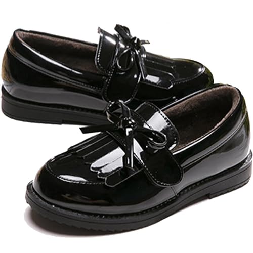 Image of PPXID Girl's British Style School Uniform Shoes Princess Performance Oxford Shoes