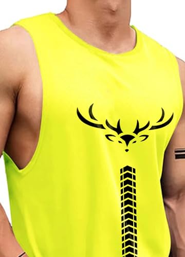 Image of AUSK Vest for Men || Gym Sports Men Tshirt || Summer wear Regular Fit T-Shirt for Men