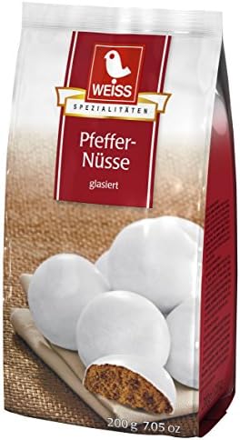 WEISS Glazed Pfeffernusse Cookies, 200 GR