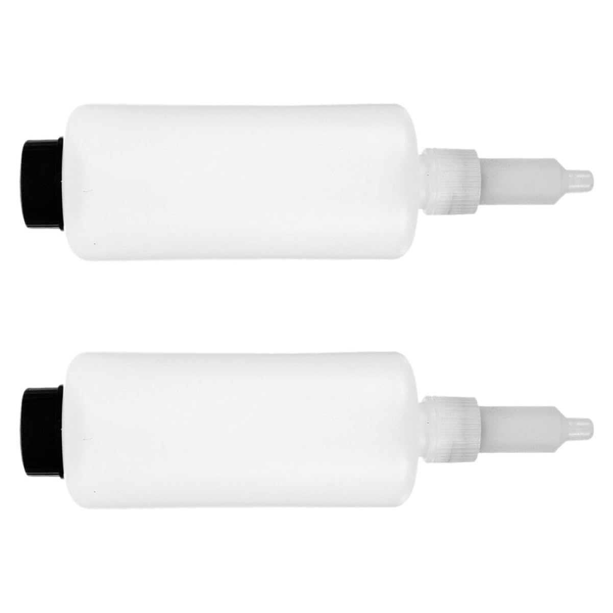 Cabilock 2Pcs Hand Lotion Dispenser Bottle for Kitchen Sink Replacement Elegant White Soap Container for Wall Mounted Dispensers Modern Design and High Capacity