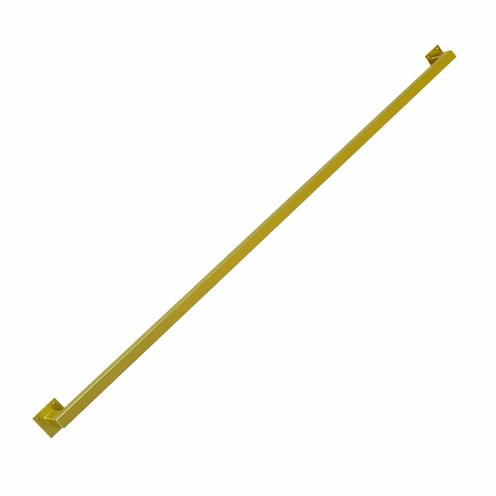 Rampe d'escalier en métal carré or de 1,3m pour sécuriser vos pas au quotidien