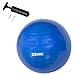Calma Dragon Pilates Ball 55cm / 65cm / 75cm Durchmesser, Schwangerschaftsball, Fitball, inklusive Aufblasgerät, Großer Ball für Yoga, Gymnastik, Fitness (Blau, 65)