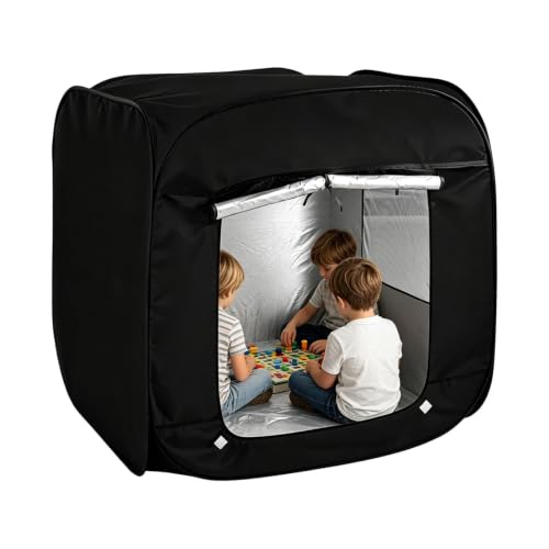 Cabaña sensorial infantil portátil ideal para rincones de lectura en el dormitorio