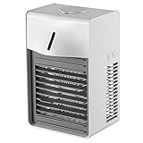 【Silencioso y liviano The: el ventilador silencioso y la luz nocturna relajante hacen que este enfriador de aire sea perfecto para usar durante la noche para un sueño cómodo.