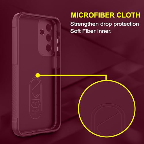 Zapcase Back Case Cover for Samsung Galaxy M15 5G | Compatible for Samsung Galaxy M15 5G Back Case Cover | Liquid Silicon Case for Samsung Galaxy M15 5G with Camera Protection |Plum - Image 6