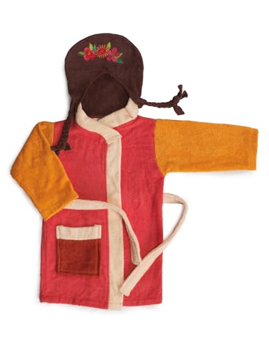 Top Towel – Albornoz Niña y Niño con Capucha Bordado, 100% Algodón OEKO-TEX, Suave y Absorbente, Albornoz Infantil para Baño, Piscina y Playa