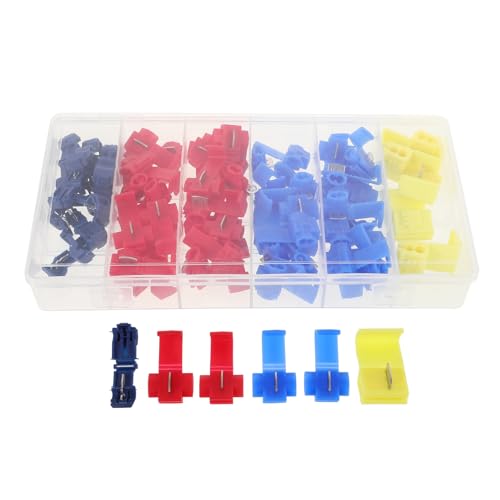 ARTIBETTER Wire Tap Connectors Kit 65pcs Terminal Clamp Boxed Quick Connect Wire Connectors for Electrical Projects
