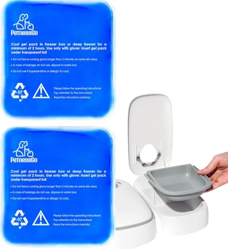 See full amazon price history chart for PeTnessGo 2Pcs ice Packs, Suitable for PetnessGo Smart Cat Feeder, Automatic 2 Meal Pet Feeder, Timed Feeder for Cats&Dogs with Display, 1-48 Hours Timed Feeder for Cats&Dogs. PeTnessGo 2Pcs ice Packs, Suitable for PetnessGo Smart Cat Feeder, Automatic 2 Meal Pet Feeder, Timed Feeder for Cats&Dogs with Display, 1-48 Hours Timed Feeder for Cats&Dogs. (B0BFL9JV1S) Amazon Price History, Amazon Price Tracker