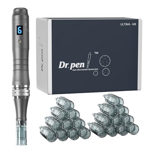 Dr.Pen Ultima M8 Microneedling Pen - Dr.Pen Wireless Micro Needling Device, Microneedling Kit with 20 needles