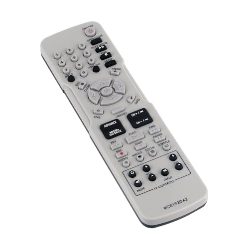 Télécommande RCR192DA2 blanche de rechange pour enregistreur DVD RCA DRC8030 - 3