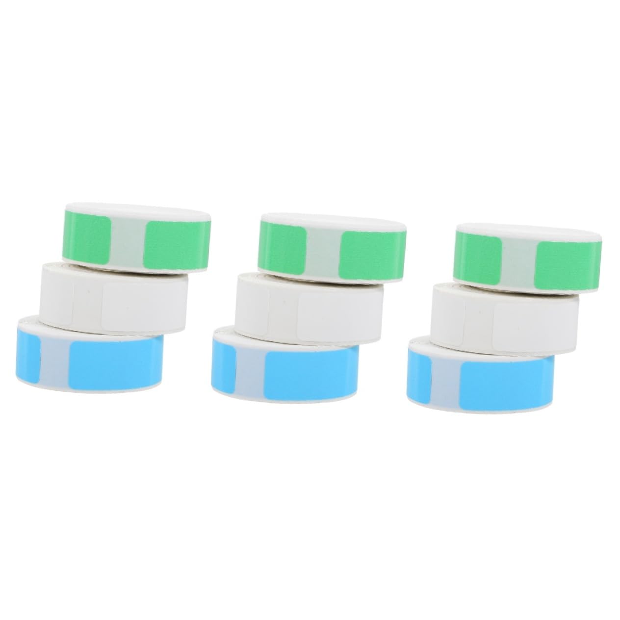 HOMSFOU 3 Set Etichetta Stampante Ricarica Carta Adesiva Termico Etichette Termiche Trasparenti Pianura Nastro Adesivo Autoadesivo Adesivi Termici Carta Termica Sintetica 3 * 3