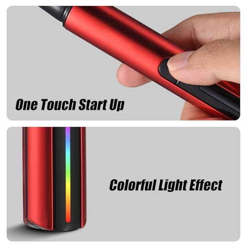 Hanzete Reciproating Detail Sander Tool met 8 stks Schuurkop 3 Snelheden Verstelbare Kleurrijke Licht Draadloze USB Opladen Elektrische Pen Sander met 12 Vellen Zelfklevend Schuurpapier en Opbergdoos - Afbeelding 6