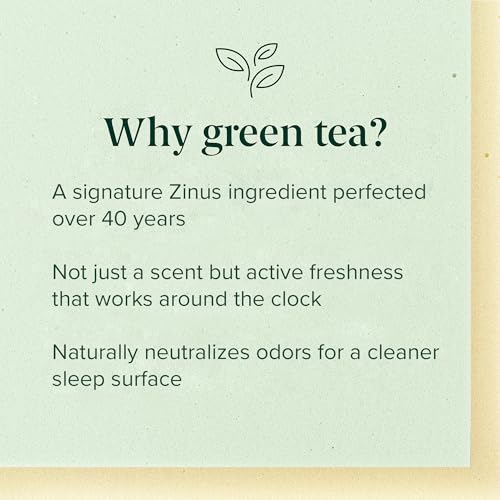 Image of Zinus Green Tea Memory Foam Mattress 8 Inch, Pressure Relieving, Body Support, Naturally Fresh, Medium Firm, CertiPUR-US, Oeko-TEX Certified, Full