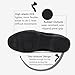 Imagen de Kvwqoty Zapatillas Cheerleader Cheerleading Zapatos de Animadoras para Mujeres y niñas Cheer Fitness Aeróbic Zapatos con Cordones Entrenamiento Yoga Negro 38