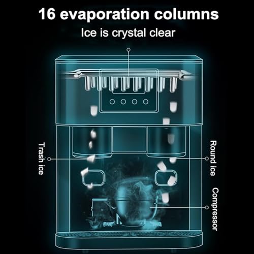 Máquina para hacer hielo con pantalla LCD y tanque 0.6L miniatura 4