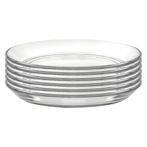 Duralex Clear Appetizer Plates Set of 6 Cover