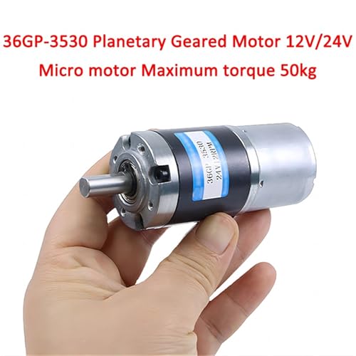 Motor eléctrico de engranajes planetarios 36mm reversible para robótica y CC 4