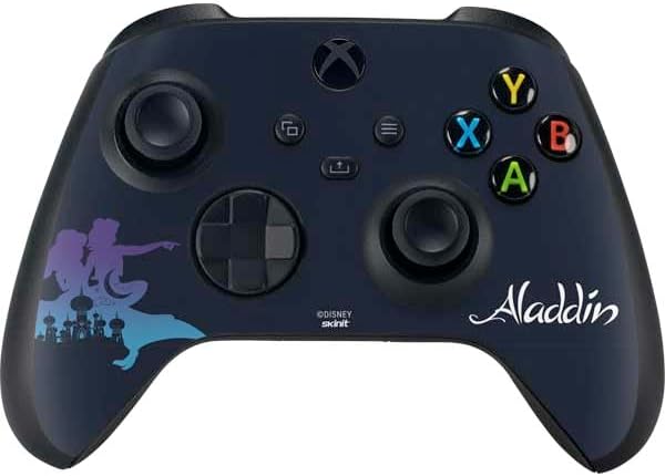 Skinit Decal Gaming Skin Compatible with Xbox Series X Controller - Officially Licensed Disney Princess Jasmine Sketch Design