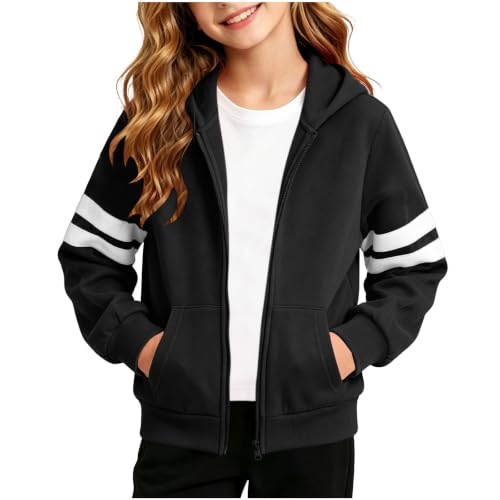 Hoodies for Girls Fashion Fleece lightweight Zip Up Hooded Sweatshirt - image 1