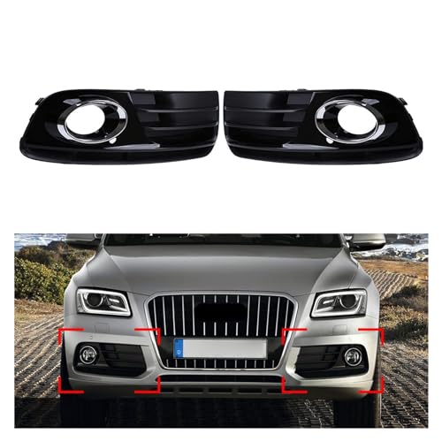 Cache-phares antibrouillard Audi Q5 protégeant le pare-choc avant - 5