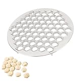 Ravioli-Form aus Edelstahl, Fleischknödelformer, russischer Knödelformer mit 61 Löchern, Küchenwerkzeug aus Aluminiumlegierung für Zuhause, Restaurant, Küchenbedarf