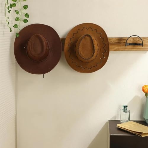 Porte-Chapeau de Cowboy : Protégez et Suspendez avec ce Rangement Mural