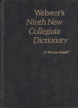 Hardcover Webster's Ninth New Collegiate Dictionary: Brown-Leather-Like/Stock #10 Book
