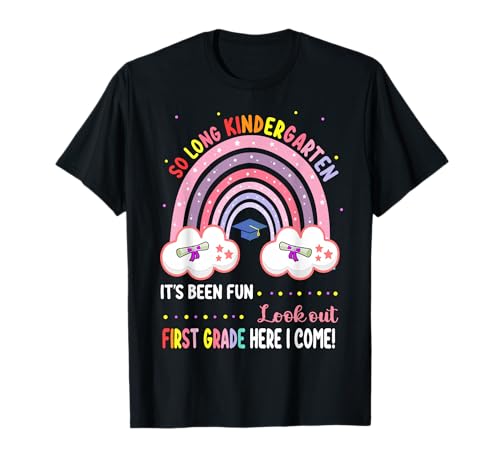 kindergarten Graduation class 2025 Graduate Rainbow girls T-Shirt