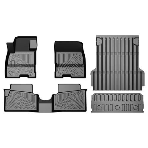 Maverick Floor Mats - Car Mats for Ford Maverick Hybrid 2022-2025 2026 All Weather Floor Mats and Tailgate Mat with Truck Bed Mat for Maverick Accessories Heavy Duty Rubber Mats