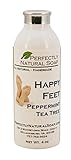 Happy Feet Peppermint Tea Tree Talc-Free Foot Powder, 4 oz