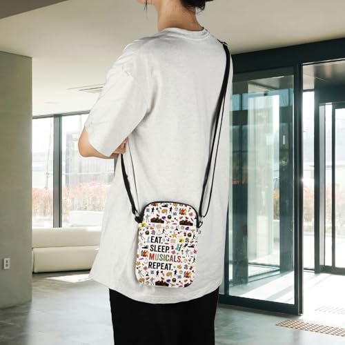POFULL Musical Acting Gift Musical Theatre Lover Gift Musicals Crossbody Bag4