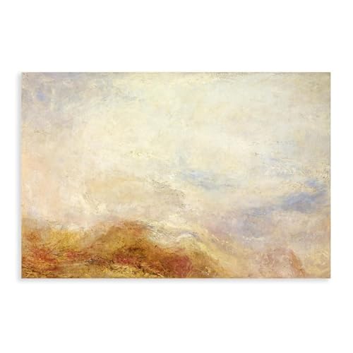 Impression sur toile Turner Val D'aosta pour créer un cocon artistique dans la chambre