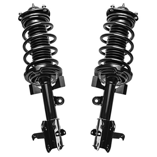 Detroit Axle - 2pc Front Struts for 2013-2017 Honda Odyssey, Struts w/Coil Spring 2014 2015 2016 Replacement Suspension Quick Install Ready Shock Assembly