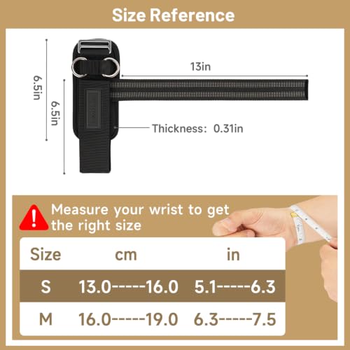 Image of MANUEKLEAR 2 Size Gym Lifting Straps with D Rings for Cable Machine