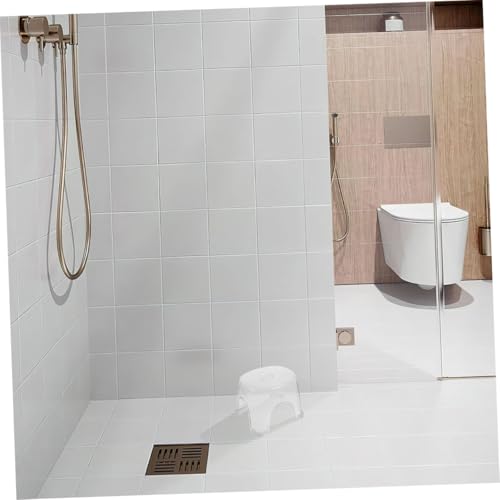 Tabouret de bain imperméable avec siège transparent stable - 6