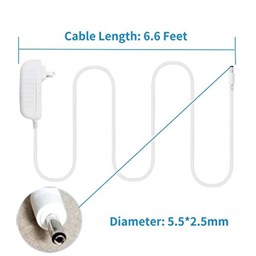 Yanzhi Power Cord For Ingenuity/Fisher Price Baby Swing, [6V, 6.6Ft] Snugapuppy Power Cord #TOP3