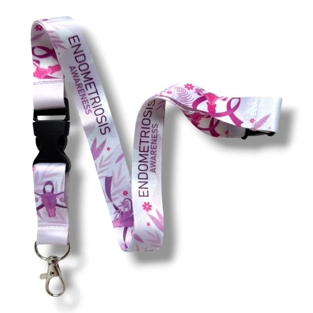 Endometriosis Awareness Lanyard (2)