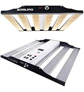 Sonlipo SPC3500 LED Grow Light 350W, 4x4 ft Coverage with 1464 LEDs Sunlike Full Spectrum with UV...