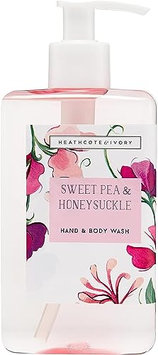 Gel douche mains et corps Pois de senteur Heathcote & Ivory 250ml