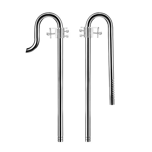 Jardli Metal Lily Pipe Stainless Steel Inflow Outflow For Aquarium Planted Tank (13Mm For 12/16Mm (1/2'') Tube) #TOP14