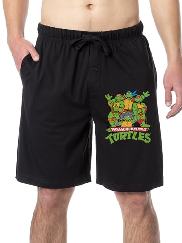 Nickelodeon TMNT Teenage Mutant Ninja Turtles Mens' Sleep Lounge Pajama Shorts