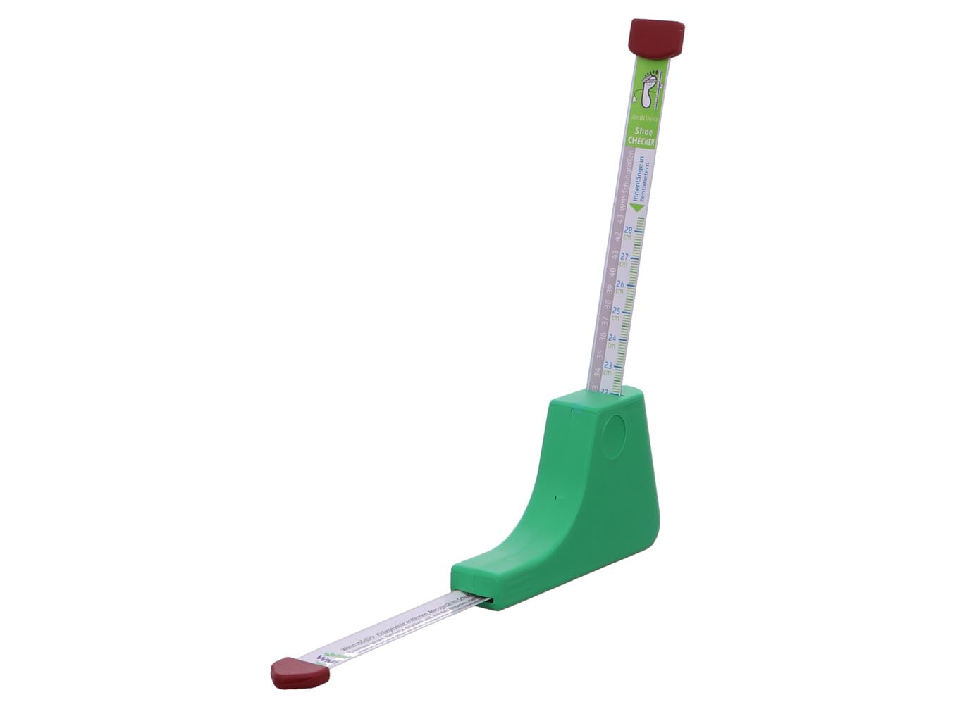 Zentimetrix Shoe Checker – Misuratore di lunghezza interna della scarpa in centimetri e misure tedesche, multicolore, taglia unica