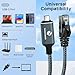 Thzzhnno USB C to Ethernet Cable 10FT, Type C to RJ45 Gigabit LAN Network Cord,Directly Connected,Thunderbolt 3/4 Compatible for MacBook Pro/Air, iPad Pro, iPhone 15 Series,Galaxy S24, Windows