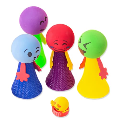 JEYORZY 4 Piezas Coloridos Juguete Set, Resorte para Fiestas o Regalos, Rainbow Spring Juguete para Niños y Niñas