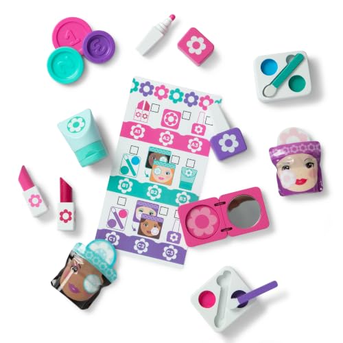 Melissa & Doug Beauty Kiosk Wooden Vending Machine Salon Play Set - image 4
