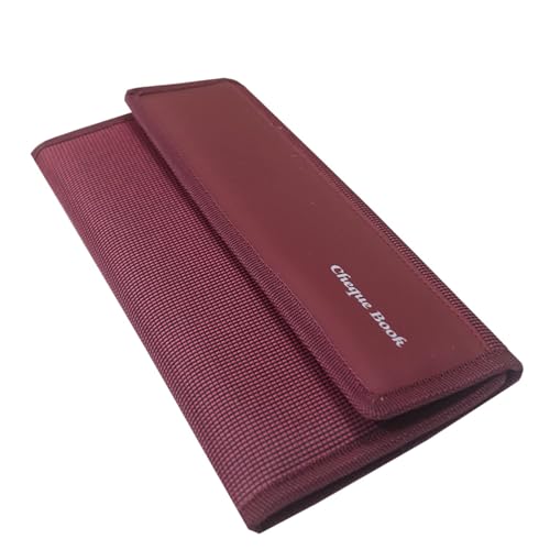 Image of Cheque Book Holder Passport Passbook Holder Wallet Credit and Debit Card Holder Multi Pocket Expanding Zip Pouch Travel Organizer Bag Case for Small Accessories (Pink, Pack of 4)